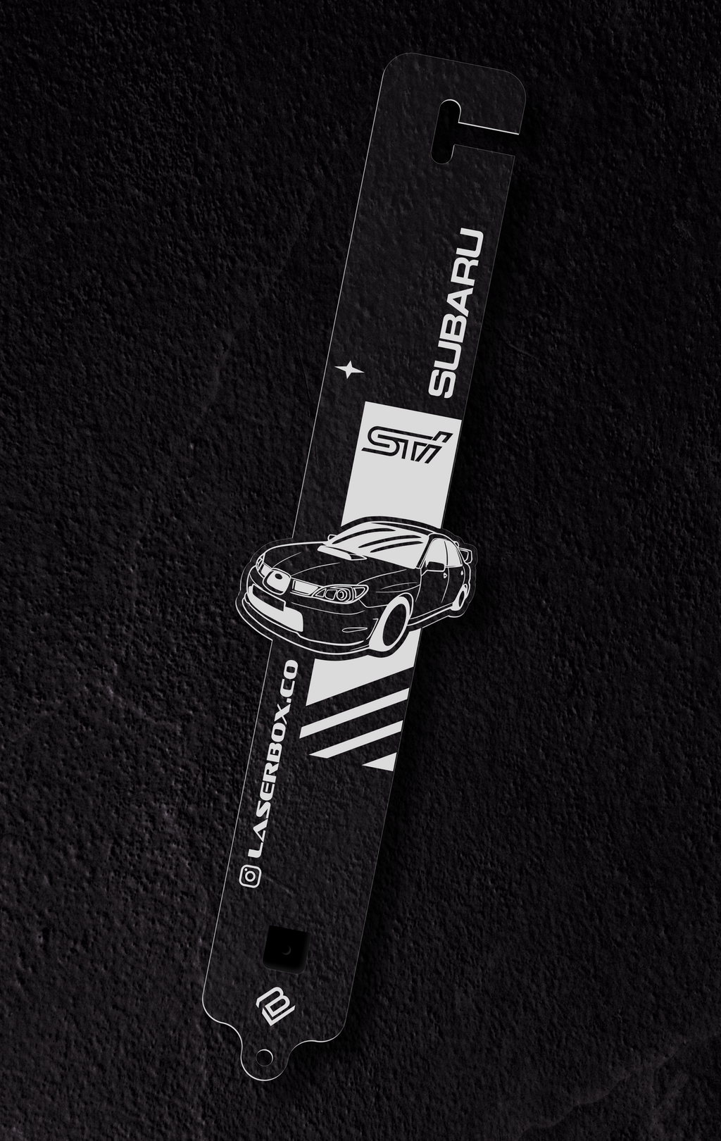 Trackside - Personalized Hood Prop