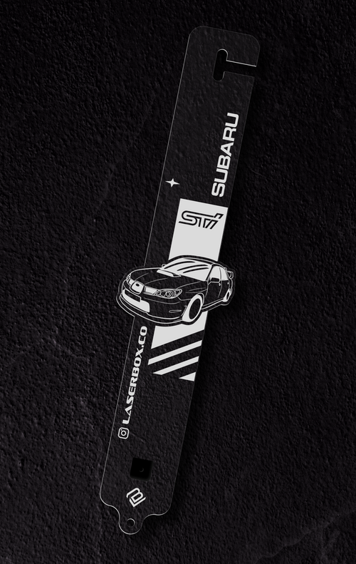 Trackside - Personalized Hood Prop