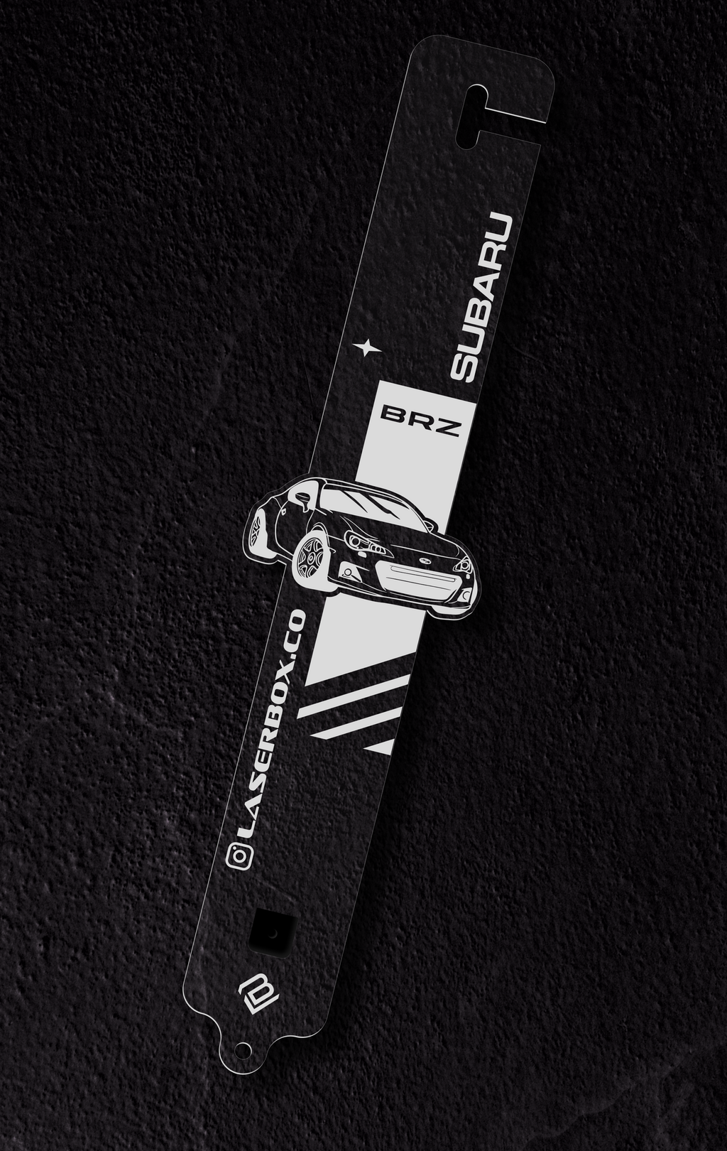 Trackside - Personalized Hood Prop